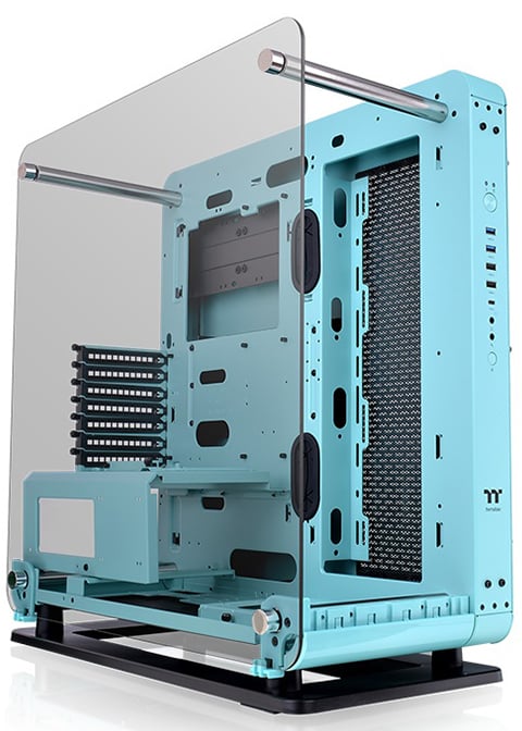 Thermaltake Core P6 TG CA-1V2-00MBWN-00 Turquoise SPCC ATX Mid Tower  Computer Case